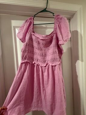 American Eagle Outfitters Pink Smocked dress